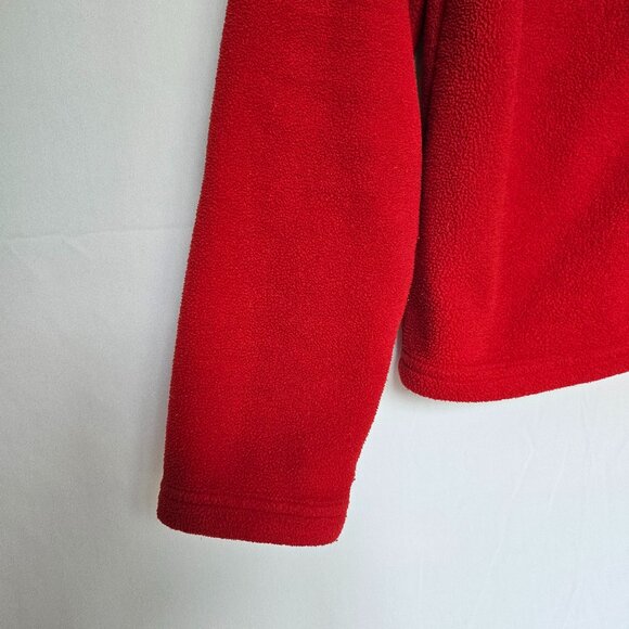 GAP Women's Red Fleece Zippered Jacket with Pockets, Size XS - Picture 7 of 16